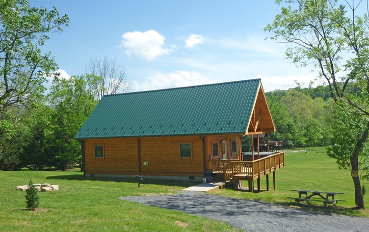 The River Lure At 20 Shenandoah River Log Cabins Nancy Sottosanti